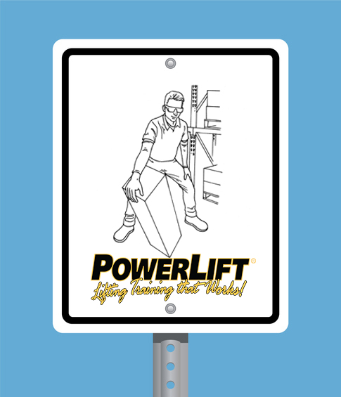 PowerLift Safety Sign